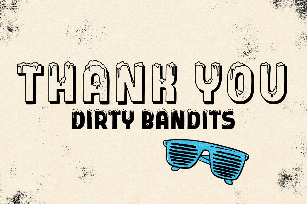 Still Cool, a Sans Serif Font by Dirty Bandits Type (Photo 7 of 7)