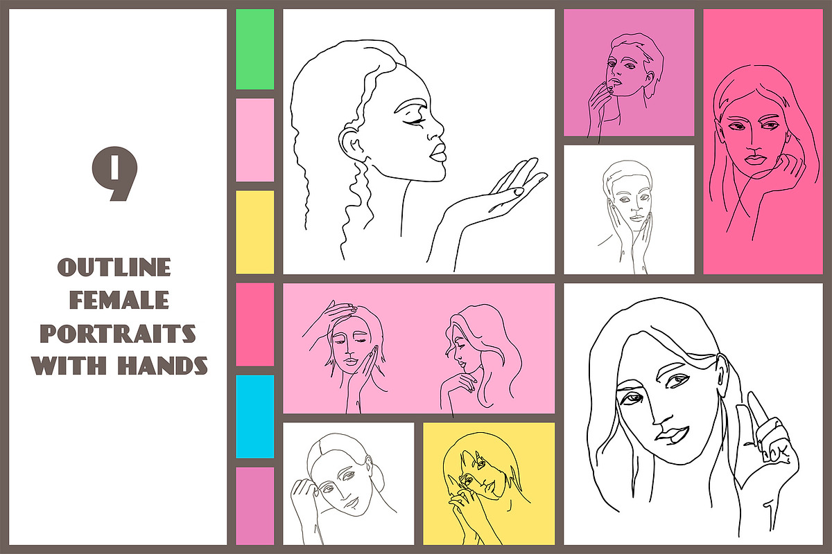 FACES part I FEMALE, a Person Illustration by statica (Photo 4 of 12)