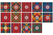 #54 Christmas Pattern Plaids, a Pattern Graphic by Plaid4You (Thumbnail 2 of 8)