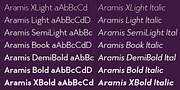 Aramis, a Sans Serif Font by Wiescher-Design (Thumbnail 3 of 6)