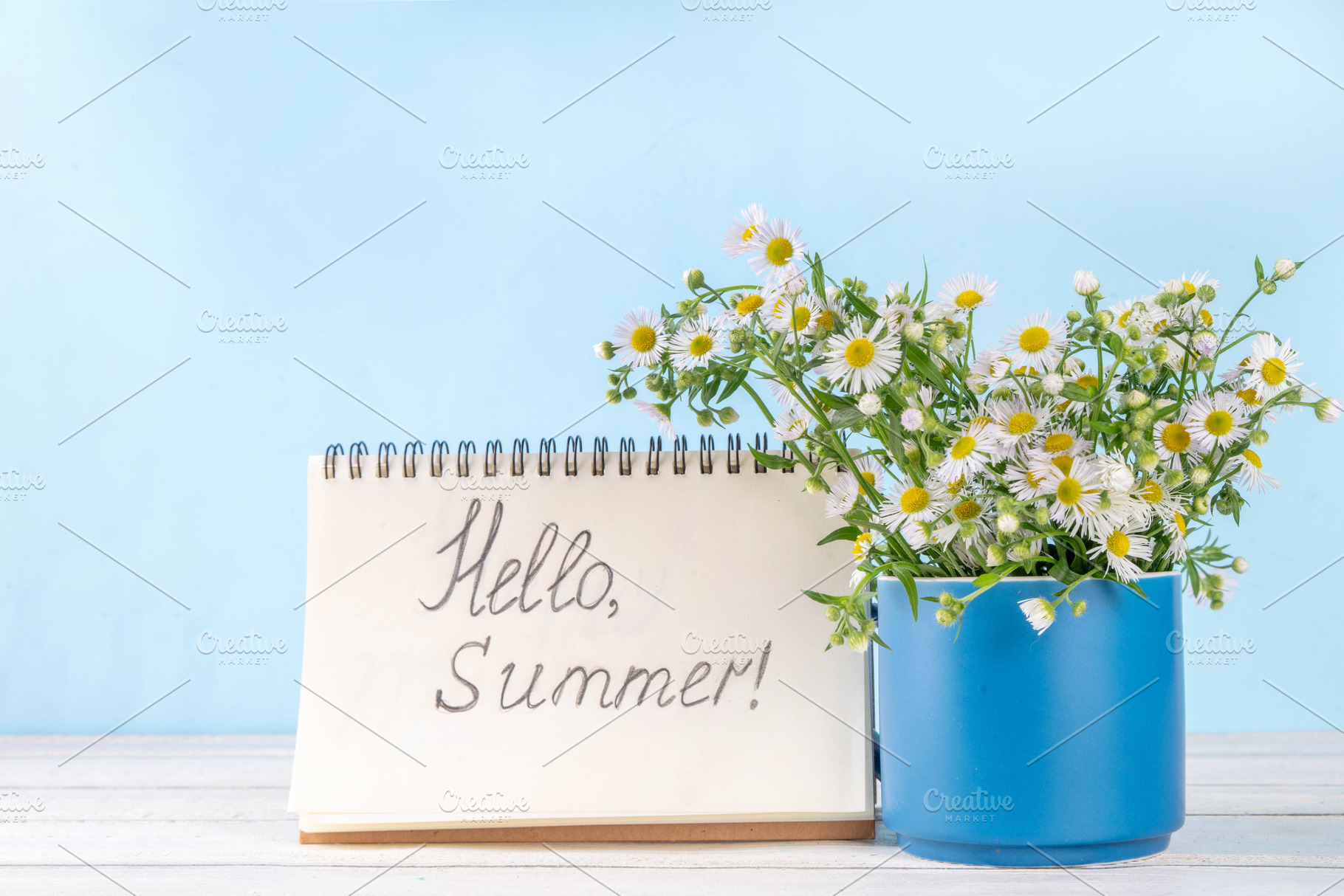 Hello summer seasonal and holiday background, a Holiday Photo by Rimma