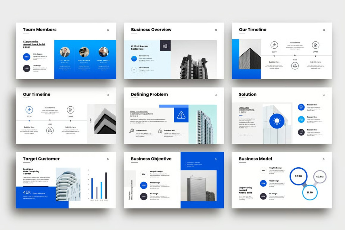 Designing Creative Business Presentation Template