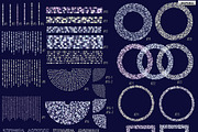 SNOWFLAKES Clipart + Backgrounds, an Object Graphic by MixPixBox (Thumbnail 2 of 10)