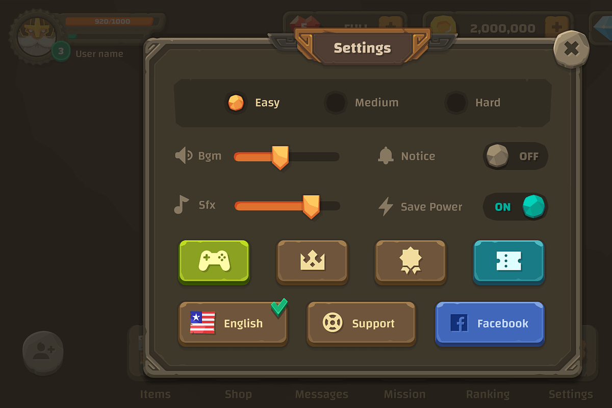 GUI - The Stone, an UI Kit Template by LAYERLAB (Photo 27 of 31)