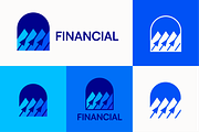 Fintech Arrow Growth Logo Financial, a Branding & Logo Template by Signatoro (Thumbnail 1 of 3)