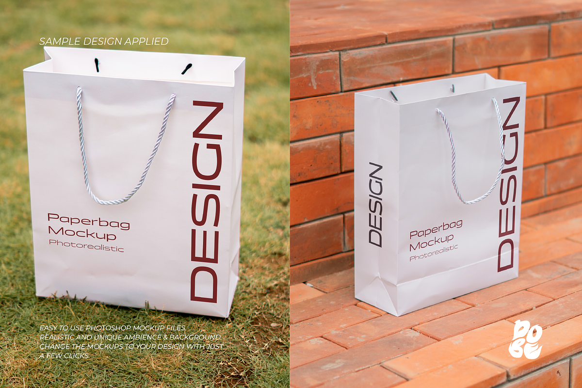 Paperbag Garden Mockup Set Vol 1, a Packaging Mockup by DOBE Studio (Photo 3 of 4)