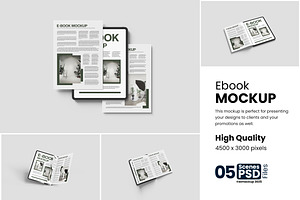 Ebook Mockup, a Product Mockup by bimockup