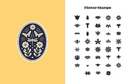 Linocut Floral for Procreate, a Brush Add-On by Pencil Twist (Thumbnail 3 of 10)