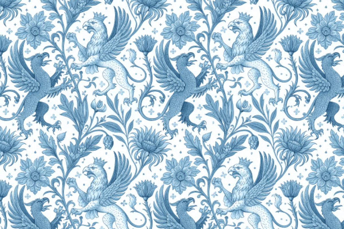 Blue Dreams., a Pattern Graphic by Designs by Helen Trupak (Photo 10 of 10)