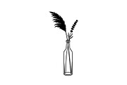 Pampas Grass Bottle Vase Bundle, an Illustration by Gaye Art (Thumbnail 24 of 31)