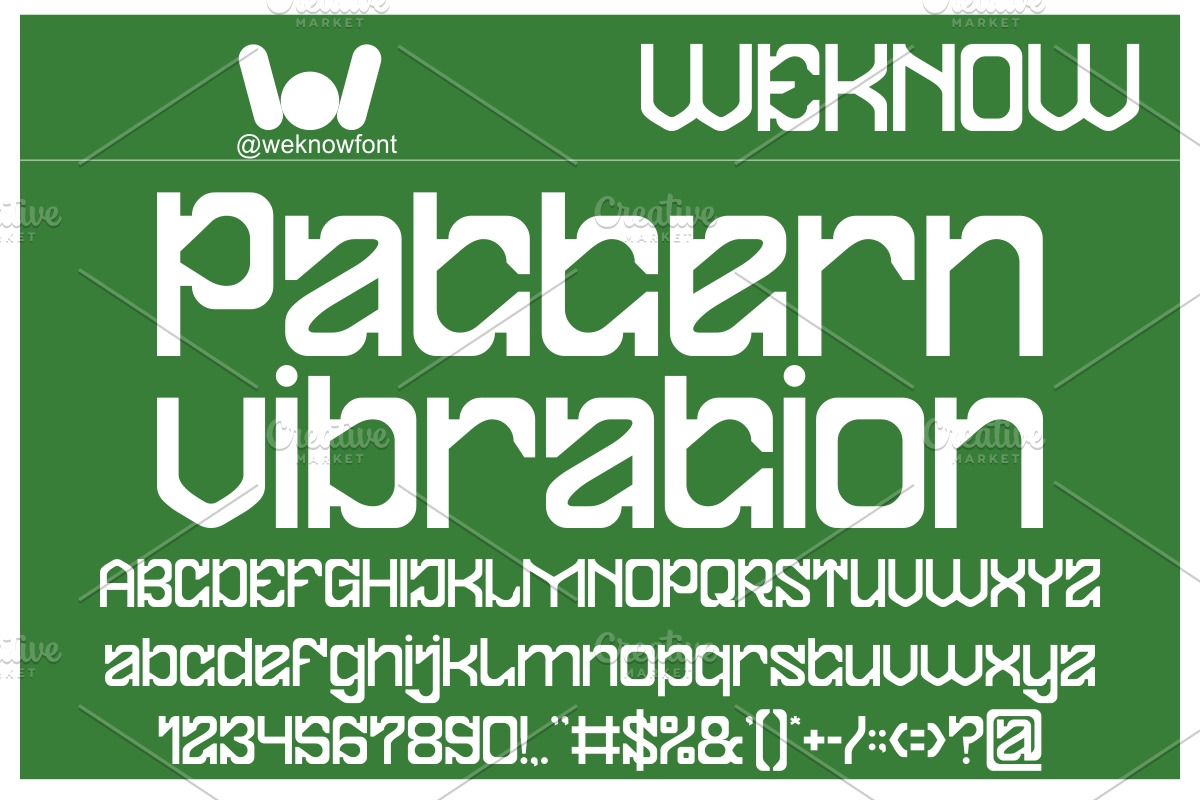 FRACTAL CONSCIOUSNESS font, a Slab Serif Font by weknow (Photo 3 of 8)