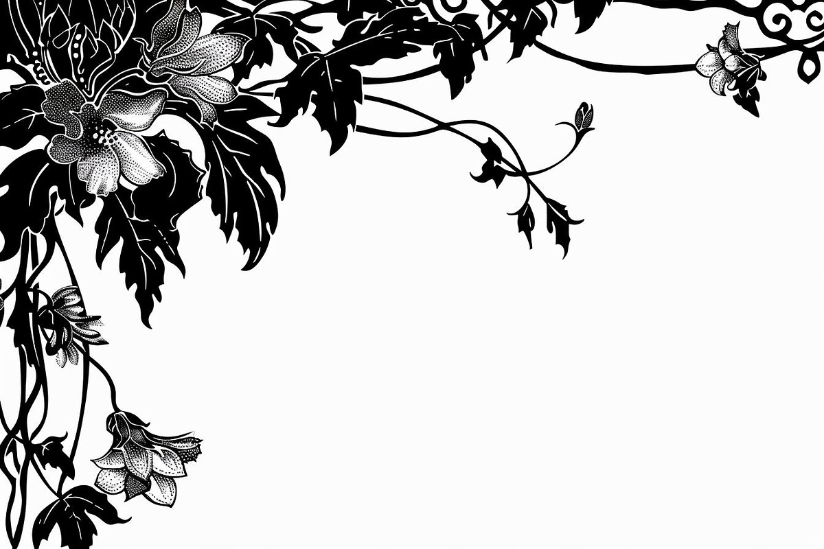 Floral Frame Silhouette Pack, an Illustration by BIPLOB EXPERT (Photo 5 of 9)