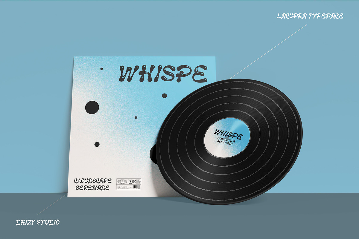 Lacupra - Liquid Bubble Display Font, a Sans Serif Font by Drizy (Photo 9 of 10)