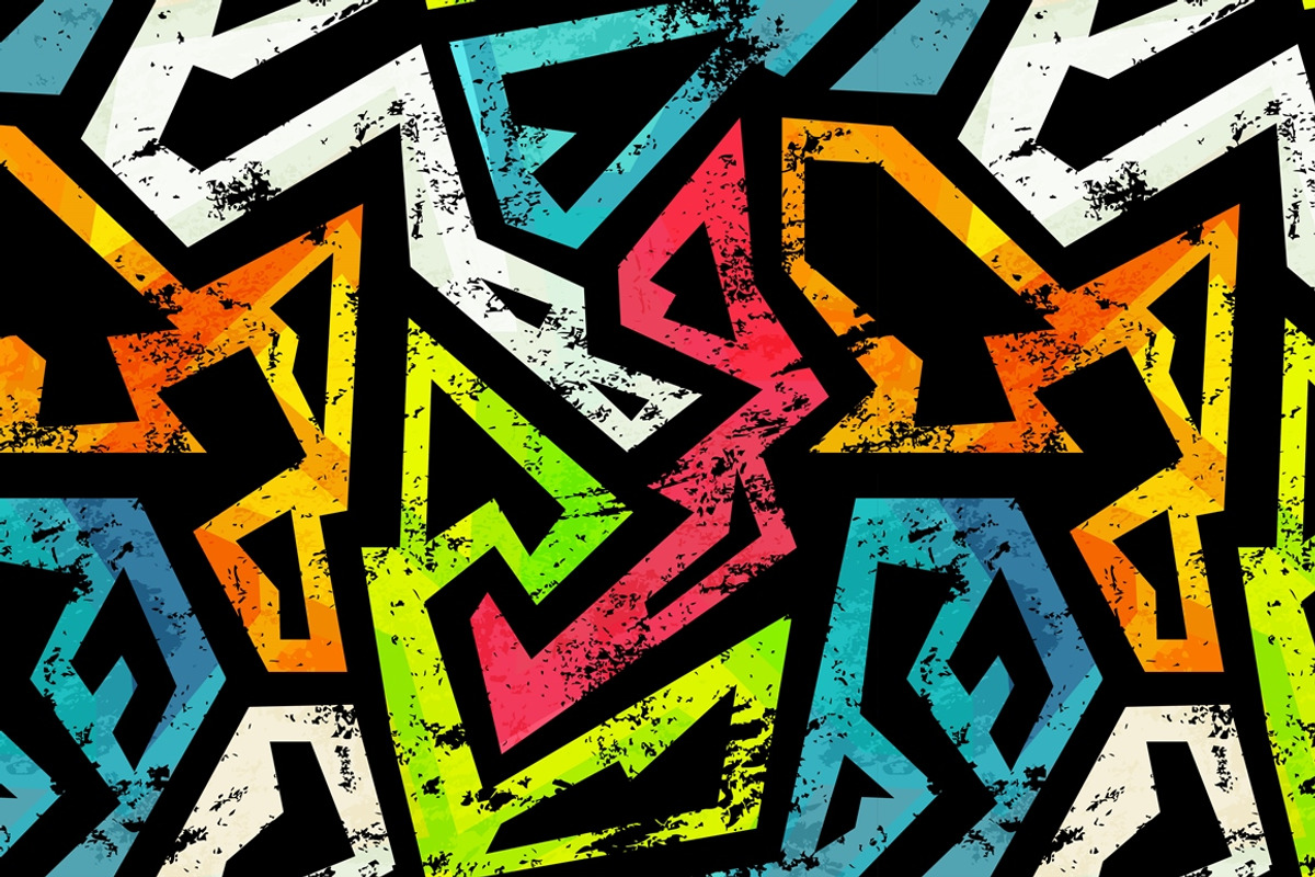 Graffiti vector patterns pack, a Pattern Graphic by Gudiny (Photo 13 of 13)