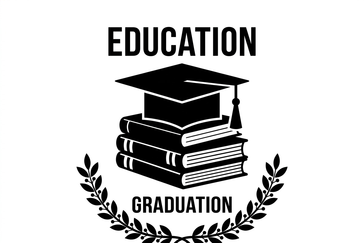 50 Graduation Cap and Book, an Education Illustration by Amazin_art (Photo 11 of 28)