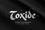 Toxide-Blackletter, a Blackletter Font by Ridha-38.lineart (Thumbnail 1 of 11)