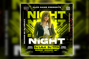 Party Flyer Template, a Flyer Template by efuturestudio
