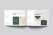 Brand Guidelines Template Landscape, a Brochure Template by DesignCrest (Thumbnail 11 of 21)