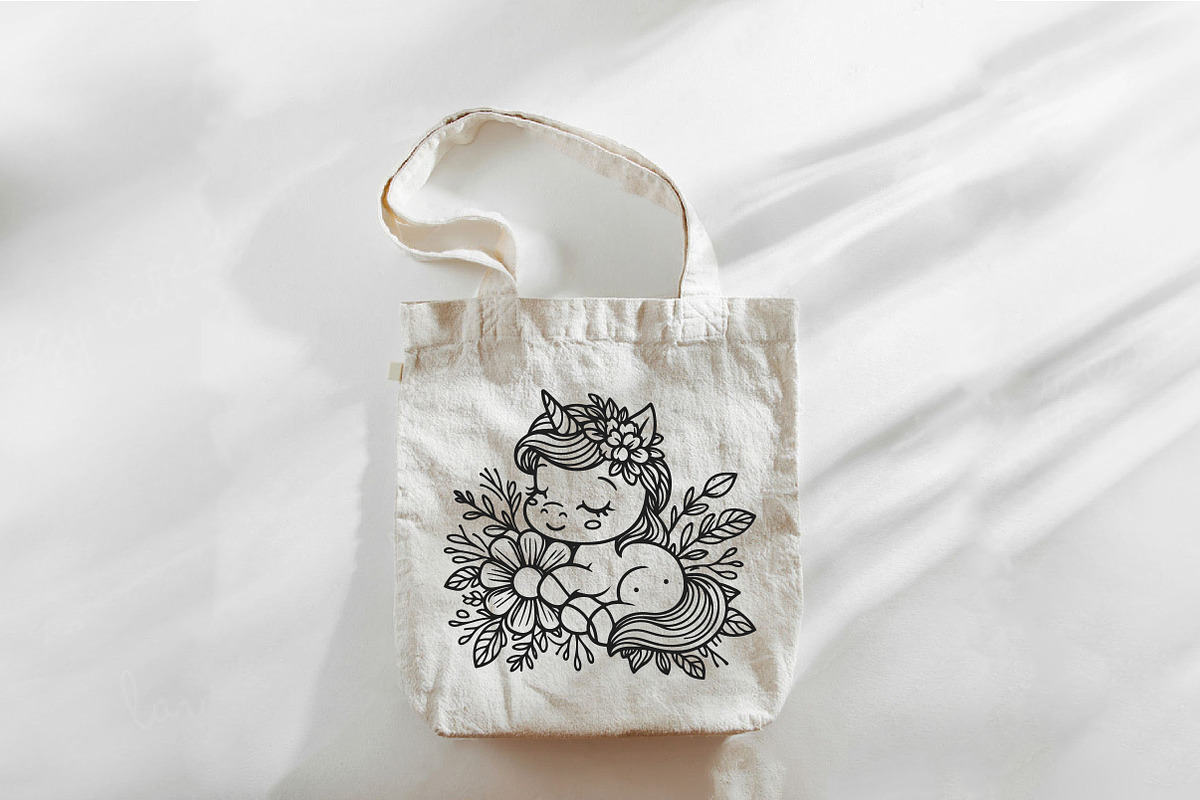 Baby Unicorn SVG Bundle, an Object Illustration by Libby Wishes (Photo 3 of 4)