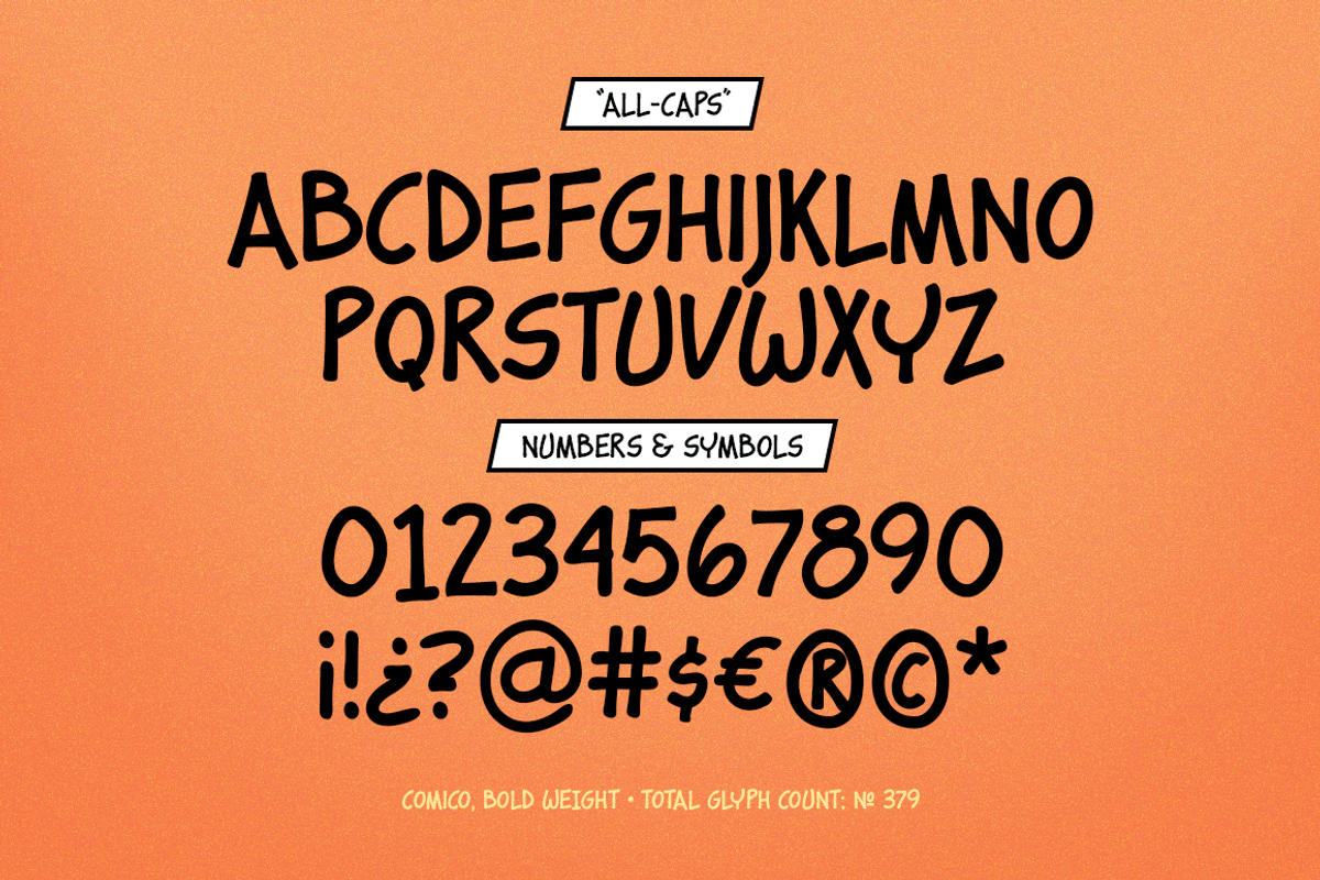 Comico Dialogue, a Script Font by DonMarciano (Photo 2 of 5)