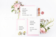 Wedding Stationery Mockup Pack, a Print Template by Citrus and Cinnamon (Thumbnail 2 of 5)