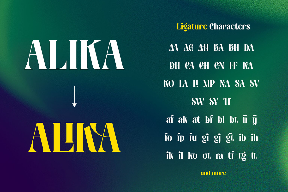 Nathen - Elegant Serif Display Font, a Serif Font by Ekahermawan (Photo 9 of 12)
