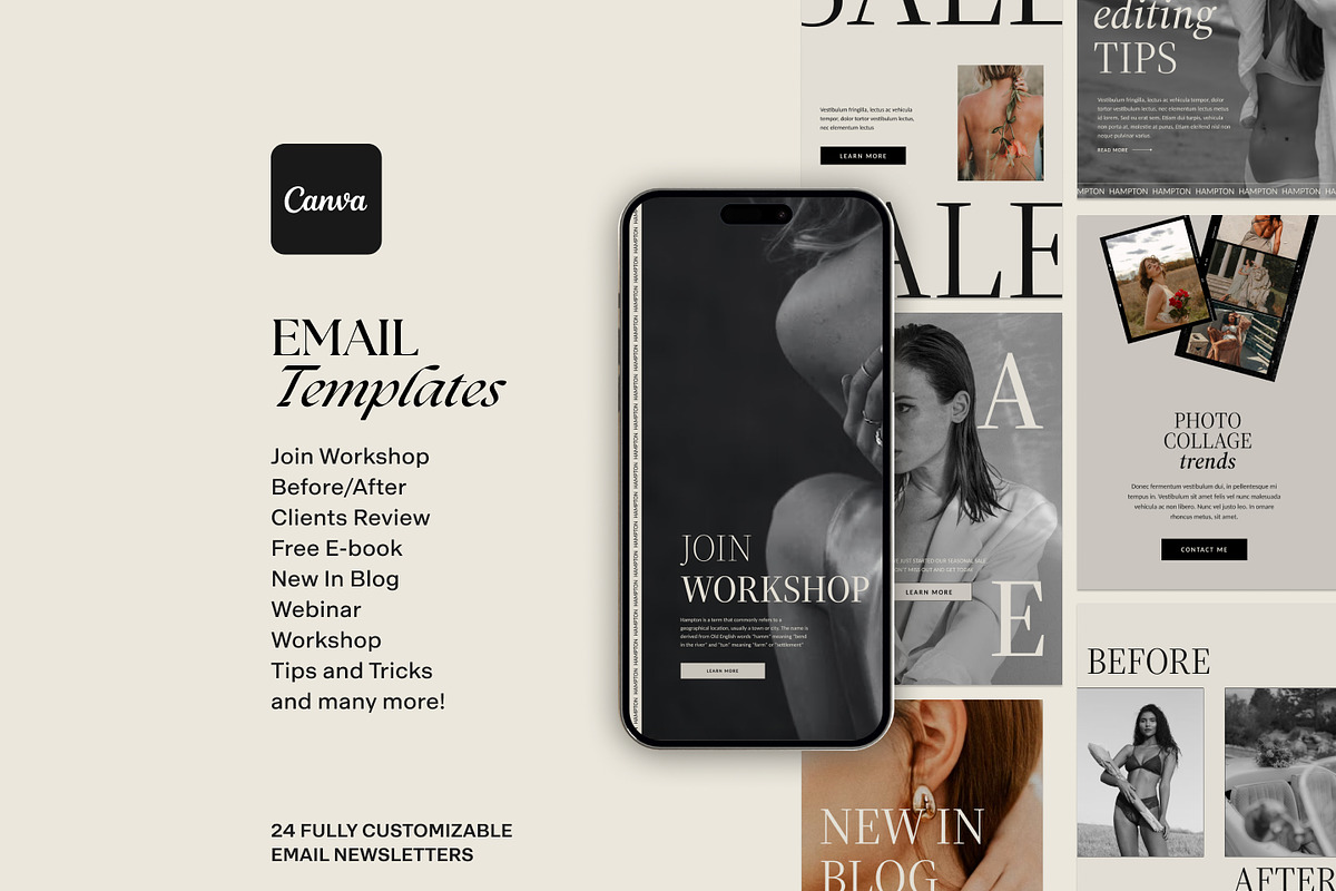 Hampton | Canva Email Templates, an Email Template by Lavinia Visuals (Photo 1 of 8)