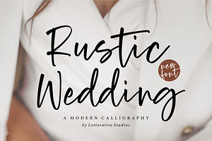 Rustic Wedding - Calligraphy Font