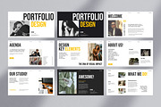Portfolio Presentation Template, a Presentation Template by Slide_Genius1 (Thumbnail 7 of 9)