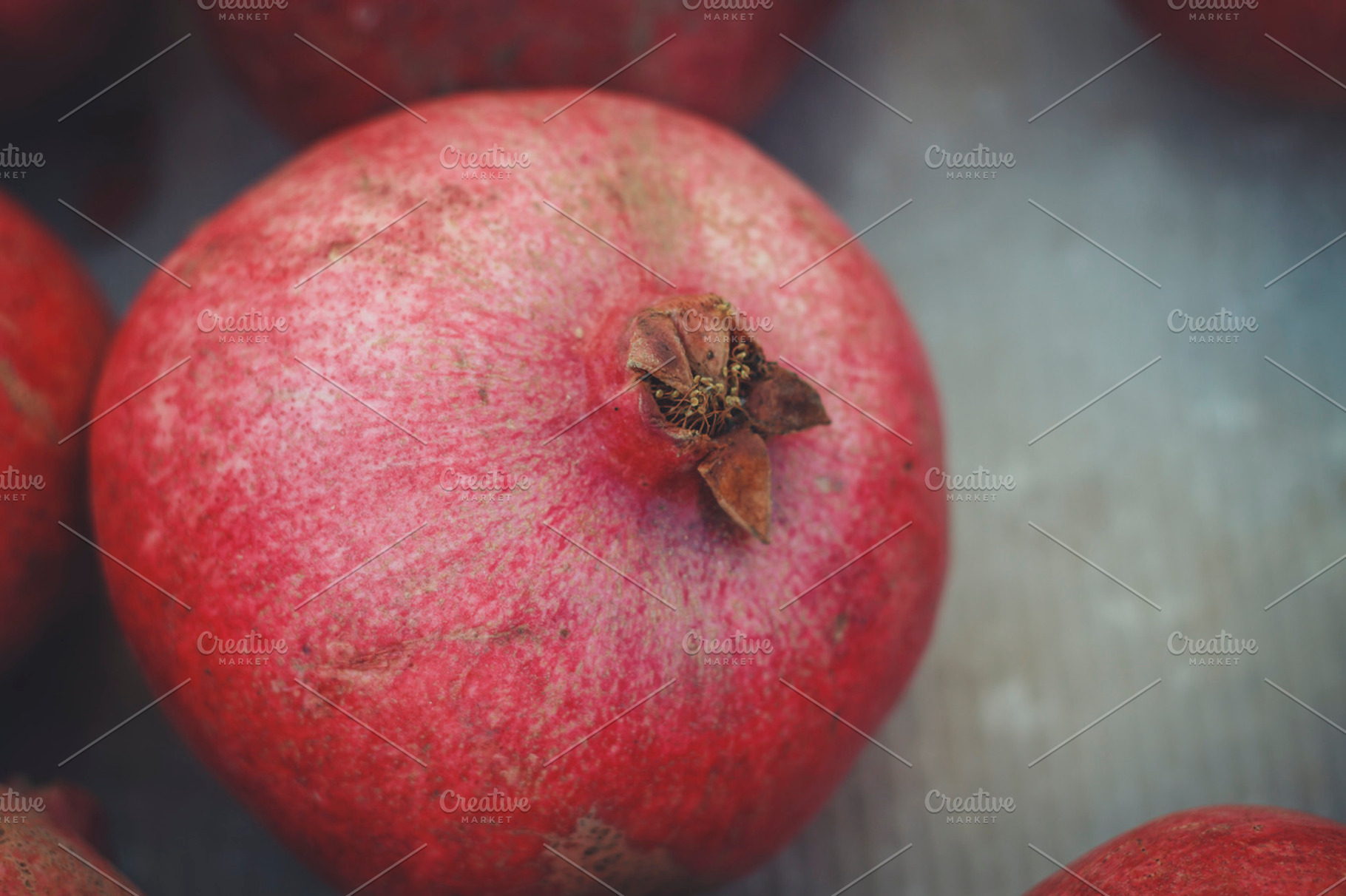 Pomegranate Containing Farmers Market Market And Farm