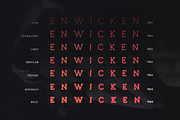 Enwicken Slab-Serif Typeface, a Slab Serif Font by Foxtype (Thumbnail 3 of 10)
