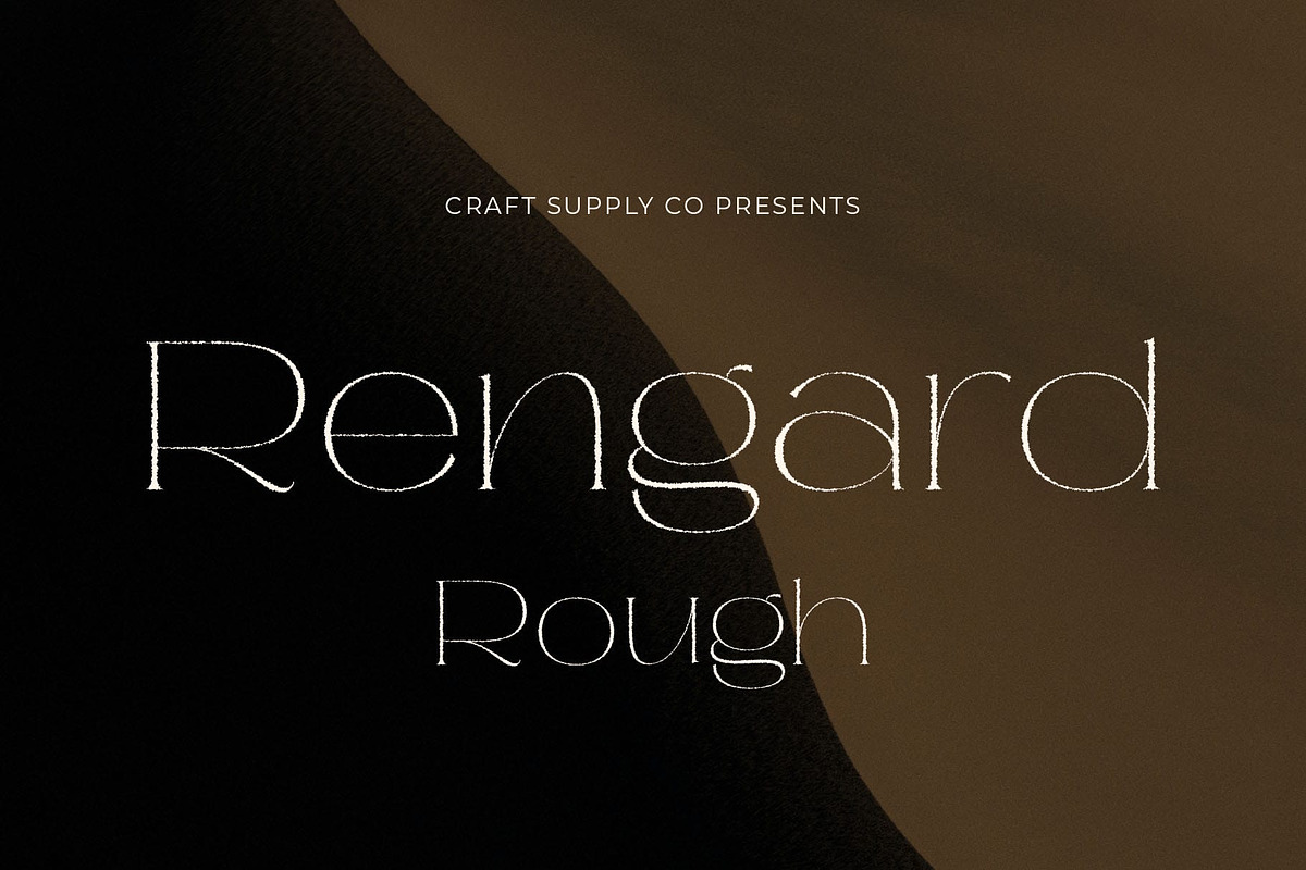 Rengard Rough, a Serif Font by Craft Supply Co. (Photo 1 of 8)