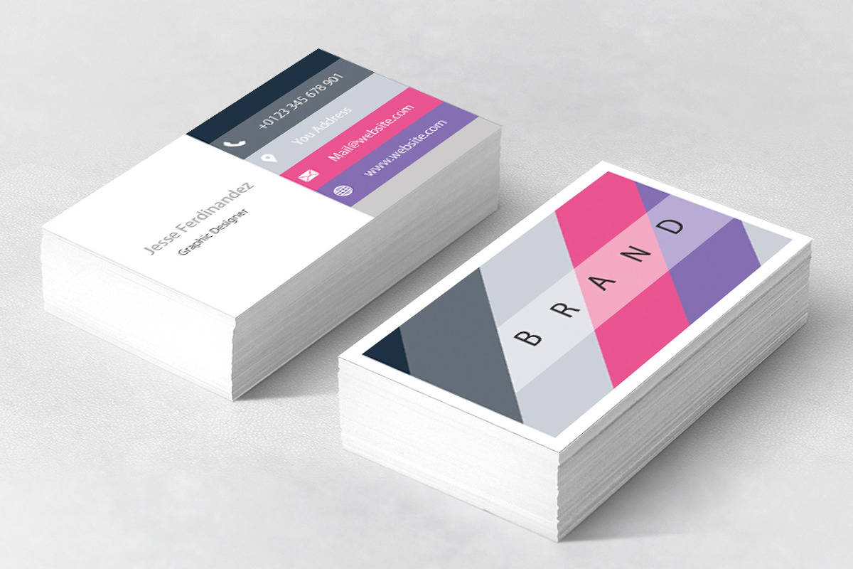 Modern Business Card Template Vol-10, a Business Card Template by M6 Gallery (Photo 1 of 4)
