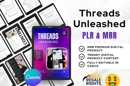 Threads Unleashed Guide, a Templates & Theme by Digital Content Mix