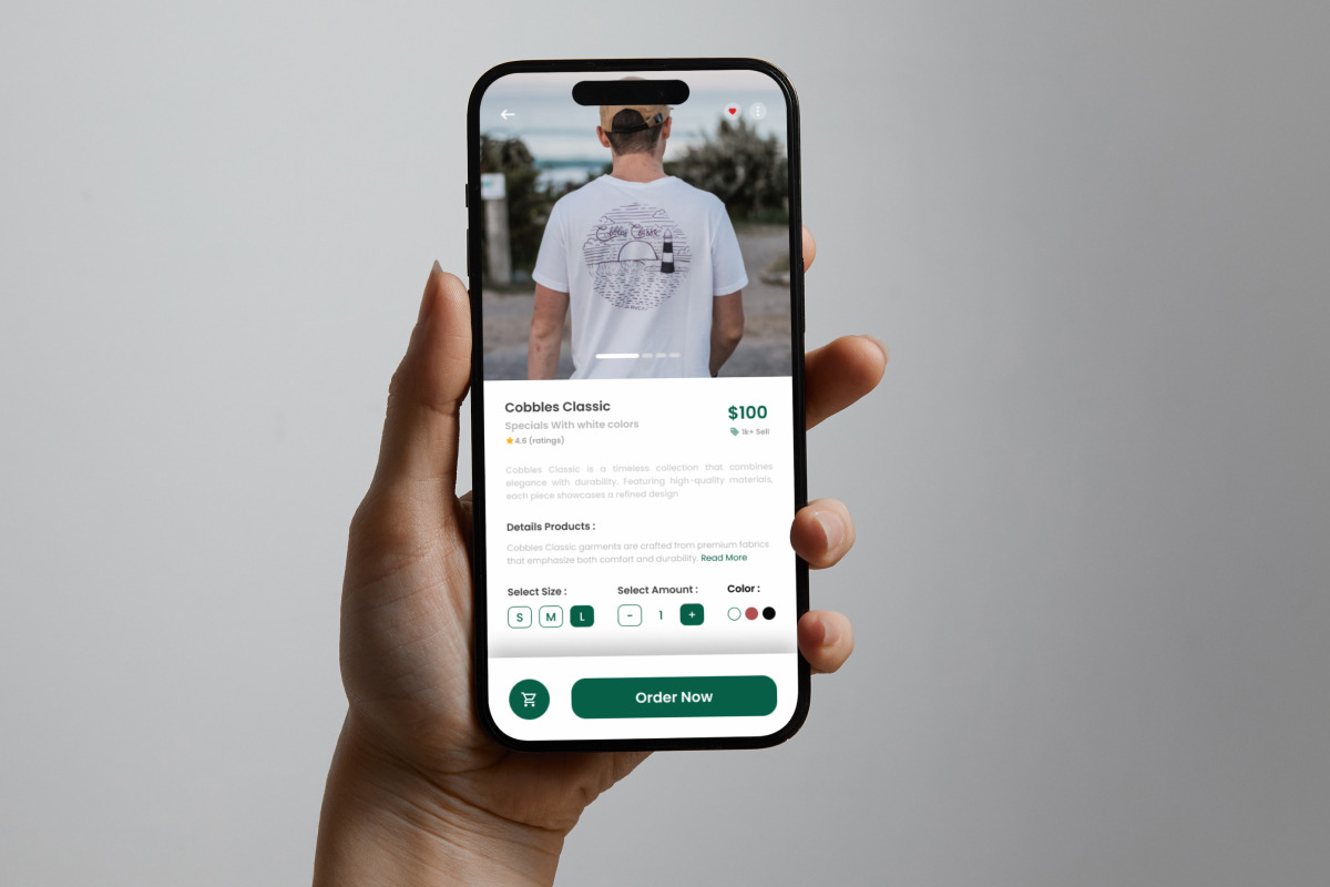 Shop Hub - Shopify Mobile App, an App Template by trabaskriya (Photo 2 of 5)