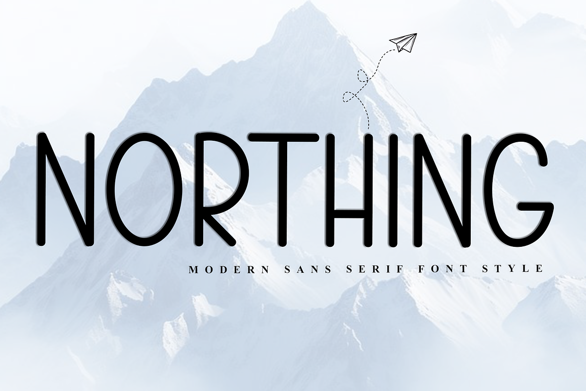 Northing, a Sans Serif Font by FreshTypeINK (Photo 1 of 8)