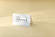 Simple 2x3.5 Tented Card Mockup, a Print Template by ILLONA GRAPHICS (Thumbnail 3 of 5)