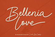 Bellenia Love Handwriting Signature, a Handwritten Font by CreateBigSupply (Thumbnail 1 of 8)