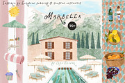 Marbella Summer Whimsical Icons, an Object Graphic by Lana Elanor (Thumbnail 1 of 16)