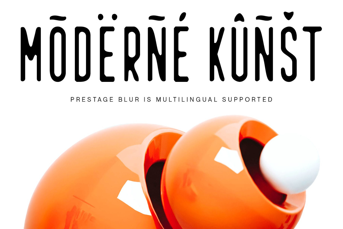 Prestage Blur, a Sans Serif Font by Craft Supply Co. (Photo 3 of 8)