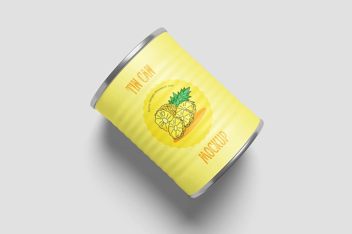 Tin Can Mockup, a Cups & Container Mockup by Hazzpro_Std (Photo 3 of 5)