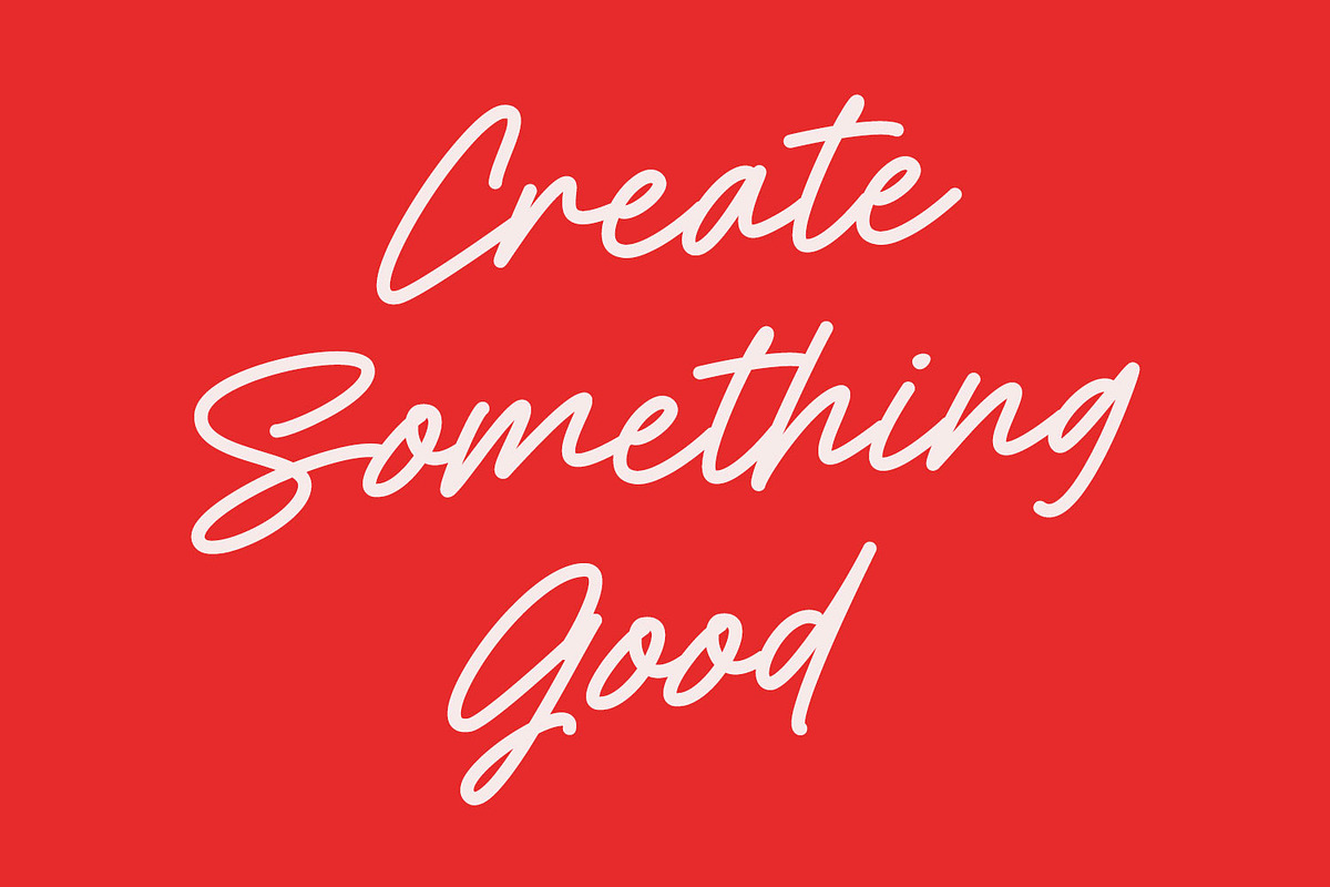 Fastry Font Duo Signature Sans Combo, a Script Font by Maulana Creative (Photo 5 of 7)