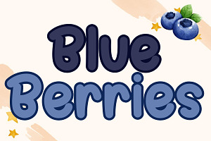 Blue Berries - Handwritting, a Handwritten Font by Charmingbear59.design