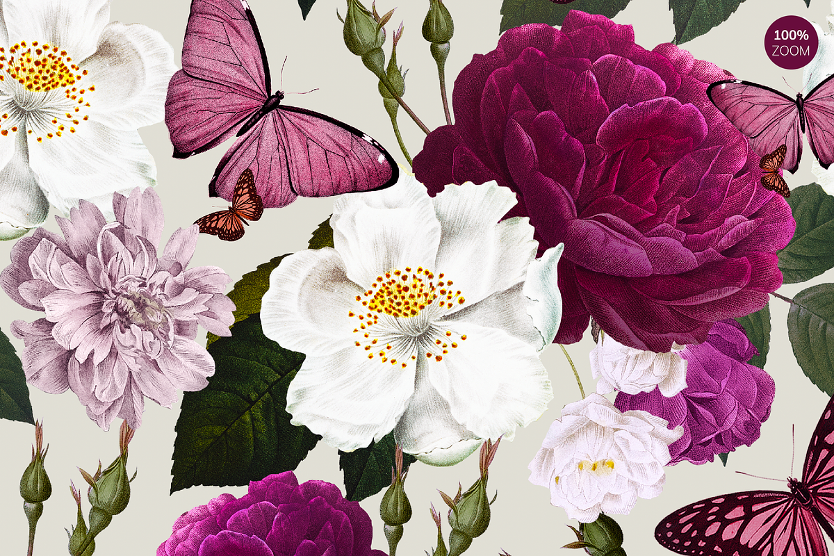 ROSES SEAMLESS PATTERN, a Pattern Graphic by Splash! (Photo 9 of 9)