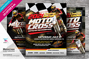 Motocross Flyer Templates, a Flyer Template by kinzi21 (Thumbnail 1 of 4)