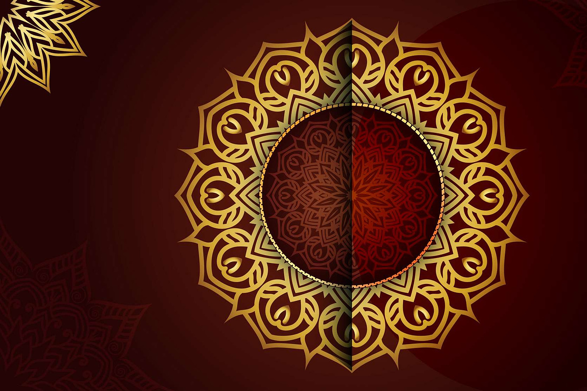 560+ Mandala Design Mega Collection, a Decorative Illustration by NJ Himel (Photo 140 of 289)