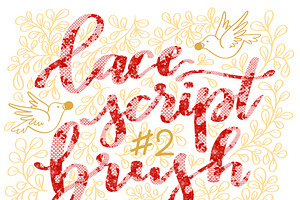 Lace Lettering Brushes For Procreate