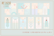 Art Deco Fantasy, a Background Graphic by Collection by VY (Thumbnail 3 of 15)