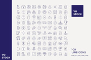 100 Easter icons, an Outline Icon by vo.stock (Thumbnail 2 of 6)