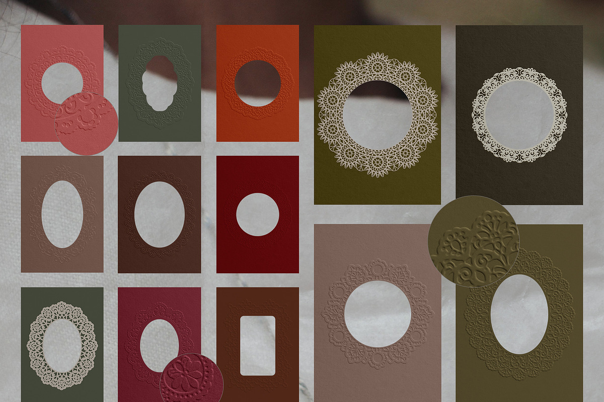 Embossed Texture Frames Archive, a Texture Graphic by alonahaidash (Photo 13 of 17)